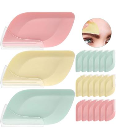 21 Pieces Facial Razors for Women Face Dermaplane Tool Eyebrow Facial Razors for Women Eyebrow Trimmer Shaper Shaver Exfoliating Dermaplaning Tool Leaves Shaped Design