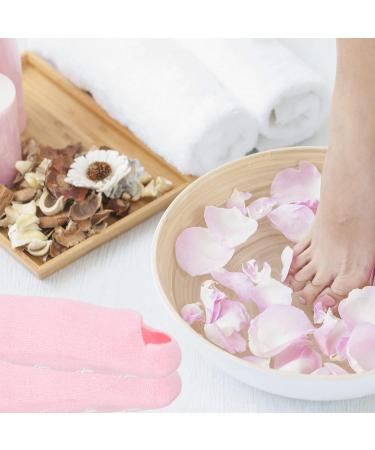 Lurrose Moisturizing Gel Heel Socks - Silicone Anti-Corn Foot Care Anti-Slip Barre & Ballet Dance Socks - Fitness & Gym Floor Use - Pink - Buy Online on SooperMarket.com