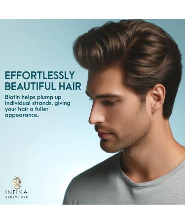 Biotin 2-in-1 Hair Thickening Shampoo & Conditioner | Saw Palmetto Keratin Caffeine & Vitamin E | For Men & Women | 16 fl oz - Best for Hair Growth - Buy Online on SooperMarket.com