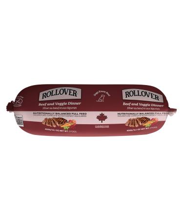 Rollover Wheat Free Beef & Veggie Dog Food - 454 g 454 g (Pack of 1)