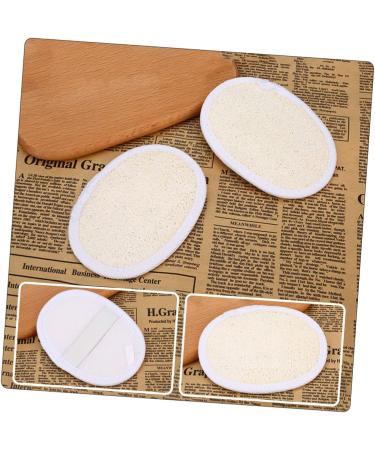 6 Pcs Natural Bath Towel & Luffa Scrubber Set - Eco-Friendly Face Sponge & Body Cleaning Gloves for Spa-Like Bath Experience - Buy Online on SooperMarket.com