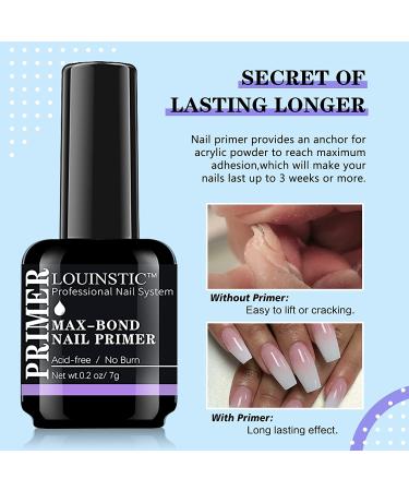 Professional Acrylic Nail Kit for Beginners - Complete Starter Set with Primer, Tips, Glue, and Brush - Size A - Buy Online on SooperMarket.com