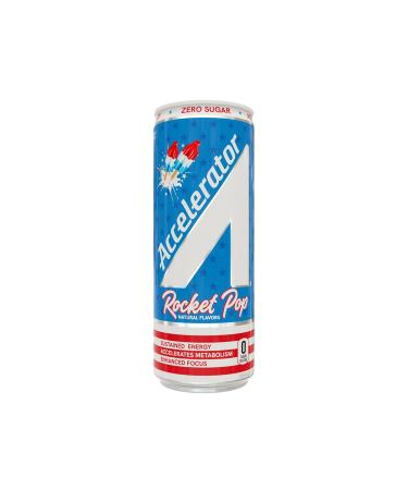 Accelerator Rocket Pop Energy Drink - 12 fl oz Can (Pack of 12) | Buy Internationally - Buy Online on SooperMarket.com
