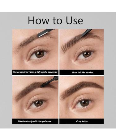 Dual-Sided Eyebrow Pencil Kit - Waterproof Long-Lasting Ultra Precise Brow Makeup - #03 Light Brown - Perfect Natural-Looking Brows - Buy Online on SooperMarket.com