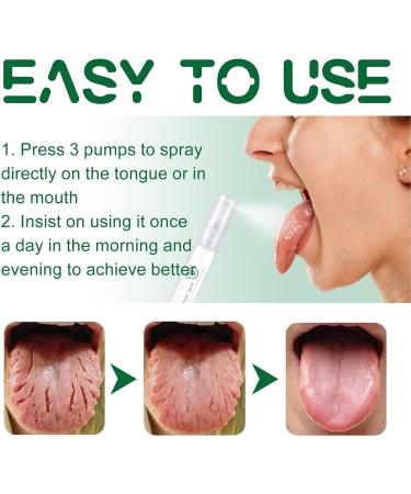Portable Tongue Repair Spray - Relieve Bad Breath Swelling & Pain | Pack of 3 - pH Neutral & Effective Cleaning - Buy Online on SooperMarket.com