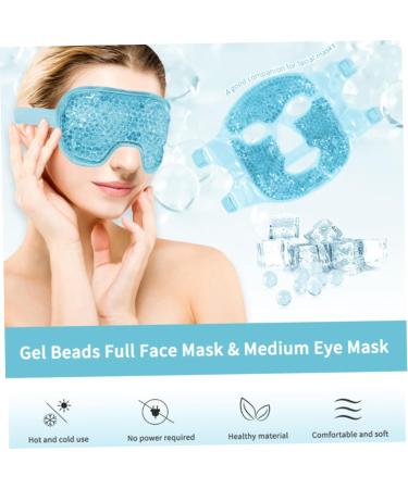 Cooling Ice Face Eye Mask for Reducing Puffiness Reusable Hot and Cold Compress Facial Eye Pack with Soft Plush Backing for Migraines.. - Buy Online on SooperMarket.com