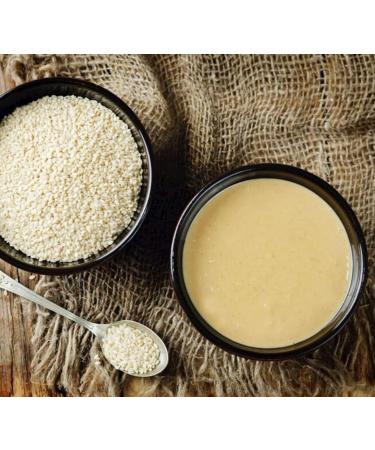 100% Natural Sesame Paste (Tahini) 600g | Vegan Gluten-Free No Preservatives or Additives - Buy Online on SooperMarket.com