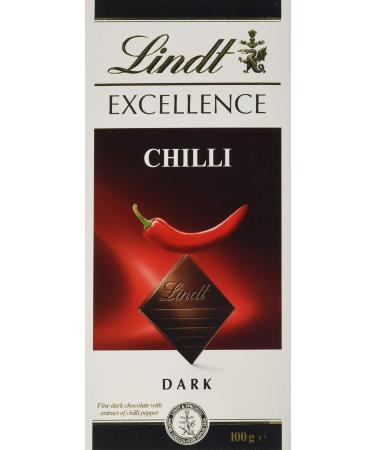 Lindt - Excellence - Dark Chilli - 100g (Pack of 5)