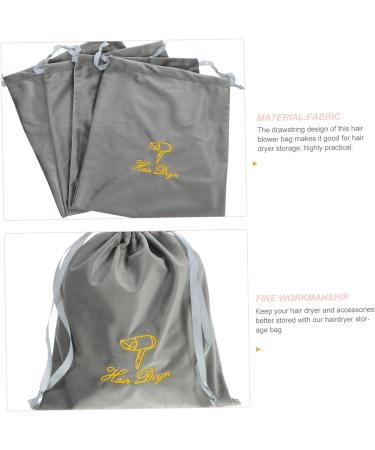 Gogogmee Hair Dryer Attachments Storage Flat Ironing Travel Bag Hair Dryer Bag Drawstring - Buy Online on SooperMarket.com