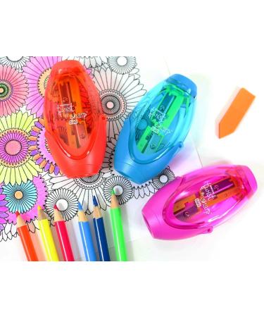 Bostitch Office Twist-N-Sharp Manual Pencil Sharpener 2 Holes for Standard and Jumbo Pencils with Ratchet Technology 1 Sharpener Random Color 1-Pack - Buy Online on SooperMarket.com