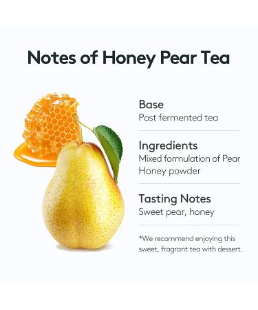 OSULLOC Honey Pear Tea: Premium Organic Blended Tea from Jeju - 20 Tea Bags (1.06 oz, 30g) - Buy Online on SooperMarket.com