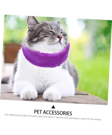 FRCOLOR 2pcs Portable Snood Dog Supply for Warm Pets Accessory Earmuff Comfortable Pet Elastic Puppy Lint Sx2pcs Purplex2pcs - Buy Online on SooperMarket.com