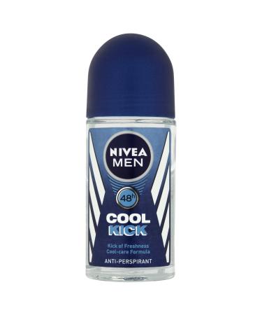 Nivea Men Cool Kick 48-Hour Anti-Perspirant Deodorant Roll-On 50ml - Buy Online on SooperMarket.com
