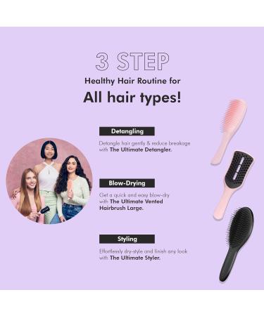 Tangle Teezer Ultimate Styler Black - Effortless Frizz-Free Hair Straightening Brush | International Shipping - Buy Online on SooperMarket.com