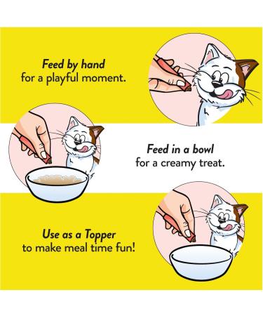 TEMPTATIONS Cat Treats Adult Creamy Puree Lickables Salmon 12g Pouches (44 Pack) - Buy Online on SooperMarket.com