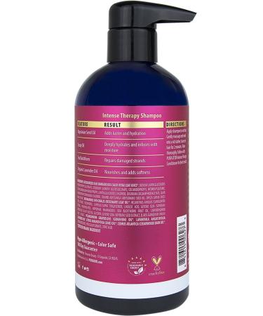 Pura D Intense Therapy Shampoo 16 fl oz - Repair & Hydrate | Best Hair Care - Buy Online on SooperMarket.com