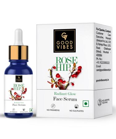 Good Vibes Rose Hip Radiant Face Serum 10 ml (0.33 Fl Oz)