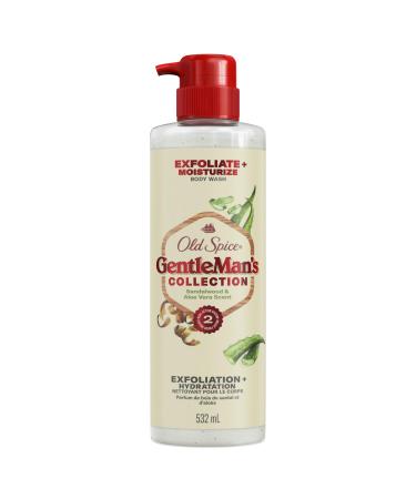 Old Spice GentleMan's Collection Exfoliating Body Wash Sandalwood & Aloe Vera 532 ml