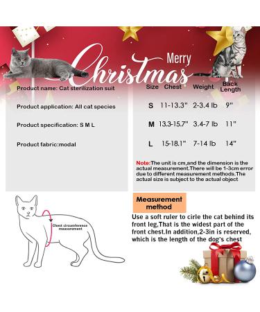 Hipet Cat Surgical Recovery Suit for Abdominal Wounds & Skin Diseases - E-Collar Alternative, Anti-Licking Vest Shirt - Size L - Buy Online on SooperMarket.com