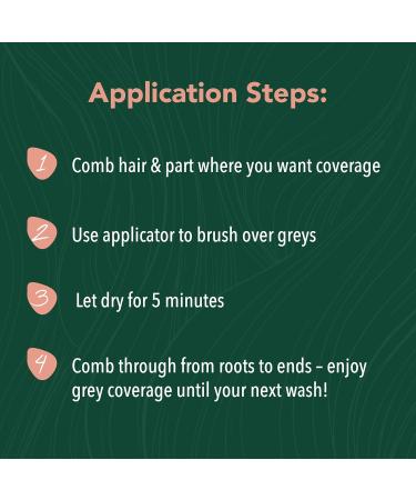 Herbatint Temporary Hair Touch-Up for Dark Chestnut - Conceal Grey Roots with Precision Brush - Vegan & Natural-Looking - .33 oz - Buy Online on SooperMarket.com