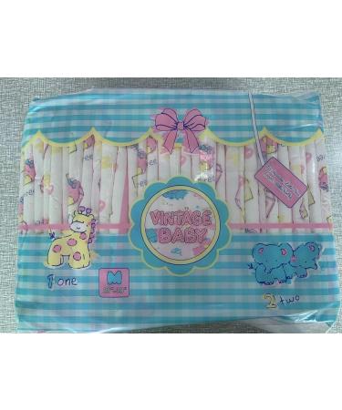 LittleForBig Adult Brief Diapers - Vintage Baby Print 10 Pack | ABDL Diaper Lover Essentials - Buy Online on SooperMarket.com
