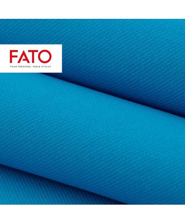 FATO Disposable Paper Napkins - Soft & Gentle 40 Pack 38x38 cm Turquoise 2-Layer 100% Pure Cellulose FSC Certified - Buy Online on SooperMarket.com