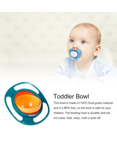 Magic Gyro Bowl for Babies - 360 Rotating Spill-Proof Feeding Bowl with Lid | Creative & Cute Design for 6+ Months - Buy Online on SooperMarket.com