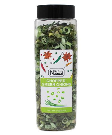 Freeze Dried Chopped Green Onions 2 Ounce, All Natural Non GMO Gluten Free Dry Green Onions (package may varies) Green Onions 2 Ounce (Pack of 1)