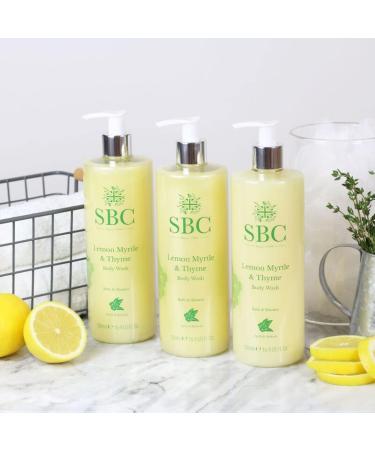 SBC Skincare Lemon Myrtle & Thyme Body Wash - 500ml | Zesty Shower Gel For Men And Women | Shower Cream For Oily And Breakout-Prone Skin | Vegan Friendly | SLS Free - Buy Online on SooperMarket.com