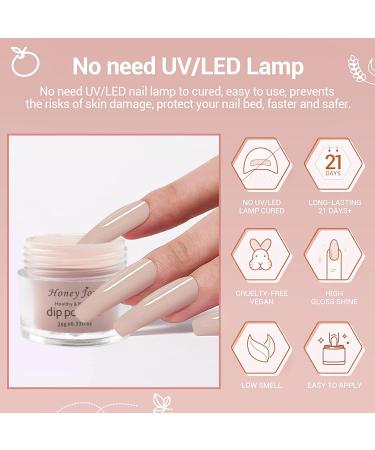 28g Bare Naked Nude Color Dip Powder for Natural Even Finish (No.8) - HJ-ND064B - Buy Online on SooperMarket.com