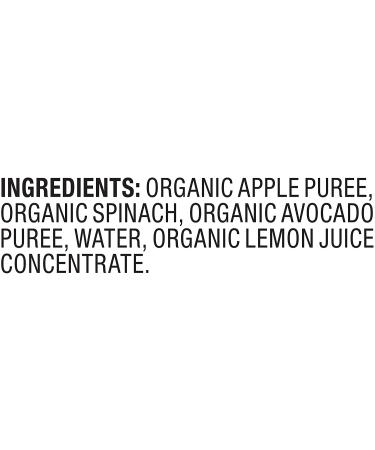 Plum Organics Stage 2 Baby Food - Organic Apple, Spinach & Avocado, 3.5 oz Pouch - Buy Online on SooperMarket.com