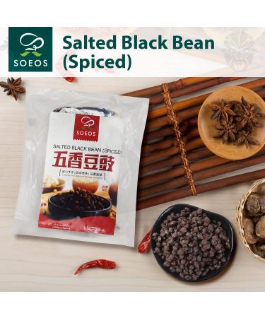 Soeos Chinese Douchi Fermented Black Beans 15.94 Oz (452g) - 2 Packs (226g Each) - Buy Online on SooperMarket.com