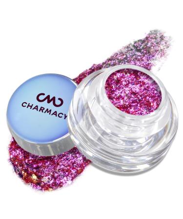 CHARMACY Multi Chrome Flakes Cream Chameleon Gel Eyeshadow  Highly Pigmented Long Lasting  Sparkle Metallic Eyeshadow Makeup  2.8g (06)