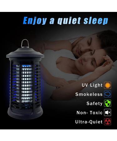 4200V Electric Bug Zapper Indoor/Outdoor - High Powered Mosquito Killer, Waterproof Fly Trap Lamp - for Home, Garden, Backyard, Camping - Buy Online on SooperMarket.com