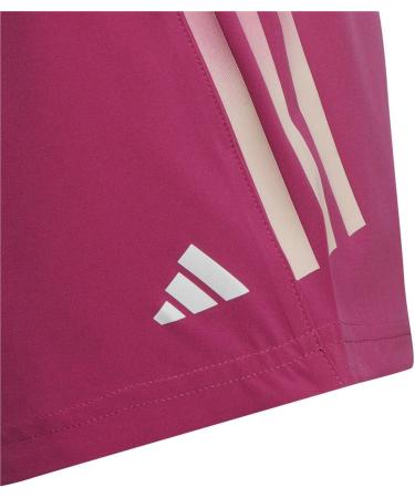 adidas Girls Shorts (1/4) G Ti 3s Wv SHO 170 - Fuchsia/White | Shop Stylish & Comfortable Athletic Wear for Kids - Buy Online on SooperMarket.com