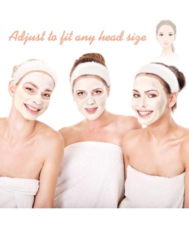 300 Count Disposable Spa Headbands - Non Woven Facial Hair Bands for Women - Elastic and Individually Packaged for Skin Care and Makeup - Sauna Supplies for Girls - Buy Online on SooperMarket.com