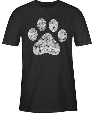 Shirtracer T-Shirt for Men - Perfect Gift for Dog Owners - High Five Dog Paw Design - Available in Large 3XL Sizes - Buy Online on SooperMarket.com