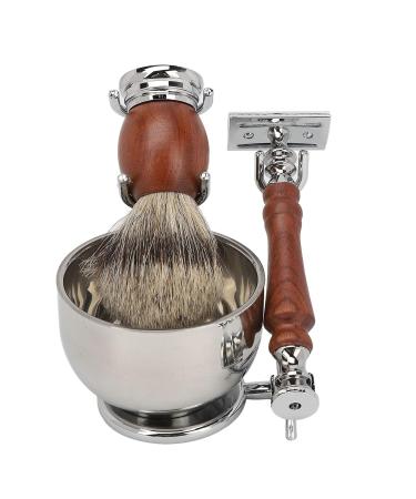 Premium Manual Beard Bowl Set - Complete Dry Beard Brush Kit for Men | Durable Alloy | Perfect for Bathroom Grooming - Buy Online on SooperMarket.com