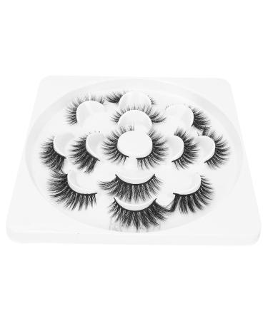 7 Pairs Reusable Thick Curly False Eyelashes Set - Enhance Your Look | International Shipping Available - Buy Online on SooperMarket.com