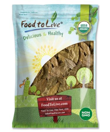 Organic Whole Bay Leaves, 12 Ounces - Non-GMO, Dried, Kosher, Vegan, Bulk, Great for Cooking, Spicing and Seasoning 0.75 Pound