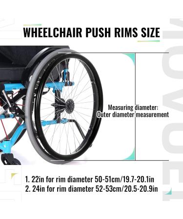 Wheelchair Wheel Covers Wheelchair Push Rim Covers Non-Slip Wear-Resistant Hand Push Cover Push Protective Cover 1pair Wheelchair Push Rim Covers 7 Colors(Pink 22 inches) 22 inches Pink - Buy Online on SooperMarket.com