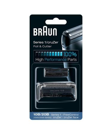 Braun replacement foil and block 1000 2000 for free control and Cruzer shaver (packaging may vary)