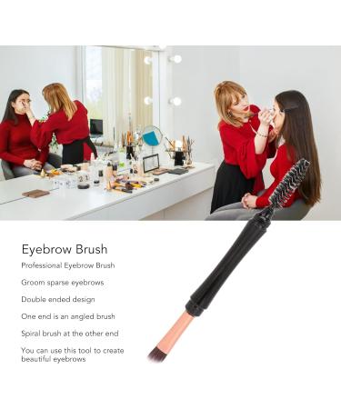 Double Ended Eyebrow Brush Portable Multipurpose Exquisite Angled Brush Professional Double Brush Thin Brush Beveled Eyebrow Brush for Eye - Buy Online on SooperMarket.com