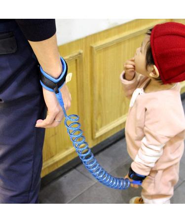 Anti Lost Toddler Leash | Child Safety Wrist Link | Kids Boys Wristband (2M Blue) - Buy Online on SooperMarket.com