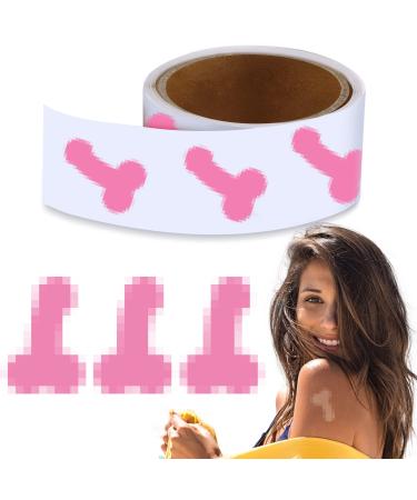 500 Pieces Funny Tanning Stickers for Body Self Adhesive Tanning Bed Stickers Tanning Sunbathing Stickers Body Stickers  1.48 x 1 Inches