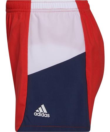 adidas Girls' Large White 3 Stripe Mesh Shorts with Elastic Waistband - Buy Online on SooperMarket.com