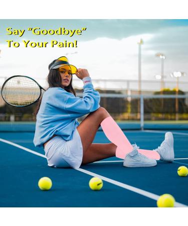 Compression Socks 3 Pairs for Men & Women - Support for Running, Nurses, Cycling - Pink/Purple/Grey - Small-Medium - Buy Online on SooperMarket.com
