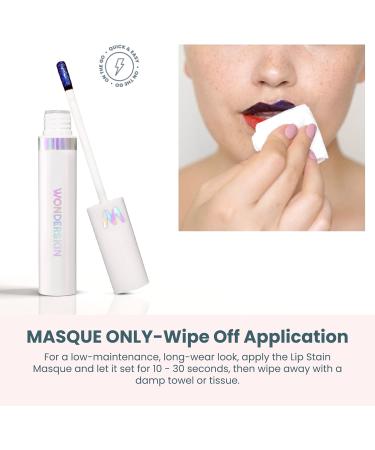 Wonderskin Wonder Blading One Step Lip Stain Masque - Sweetheart Stain & Go | Long Lasting, Color Transfer Proof, Waterproof Formula with Matte Finish - Buy Online on SooperMarket.com