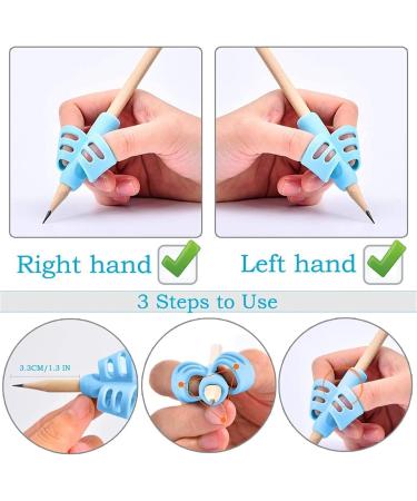 Silicone Pencil Handle - 6 Pack Writing Aid for Kids | Queta Posture Correction Grip - Buy Online on SooperMarket.com