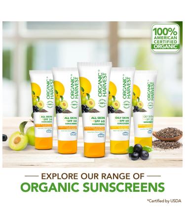All Skin SPF 60 Sunscreen - Organic Kakadu Plum Acai Berry & Chia Seeds | Hydrating & Protective for Dry & Oily Skin | 100% American Made | 50gm Triple Action Formula - Buy Online on SooperMarket.com